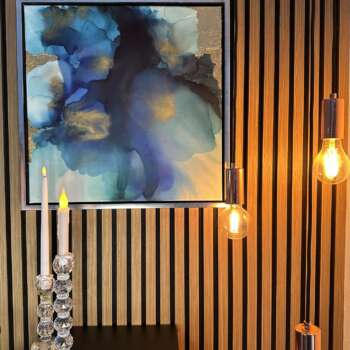 Maleri "Blue stream"