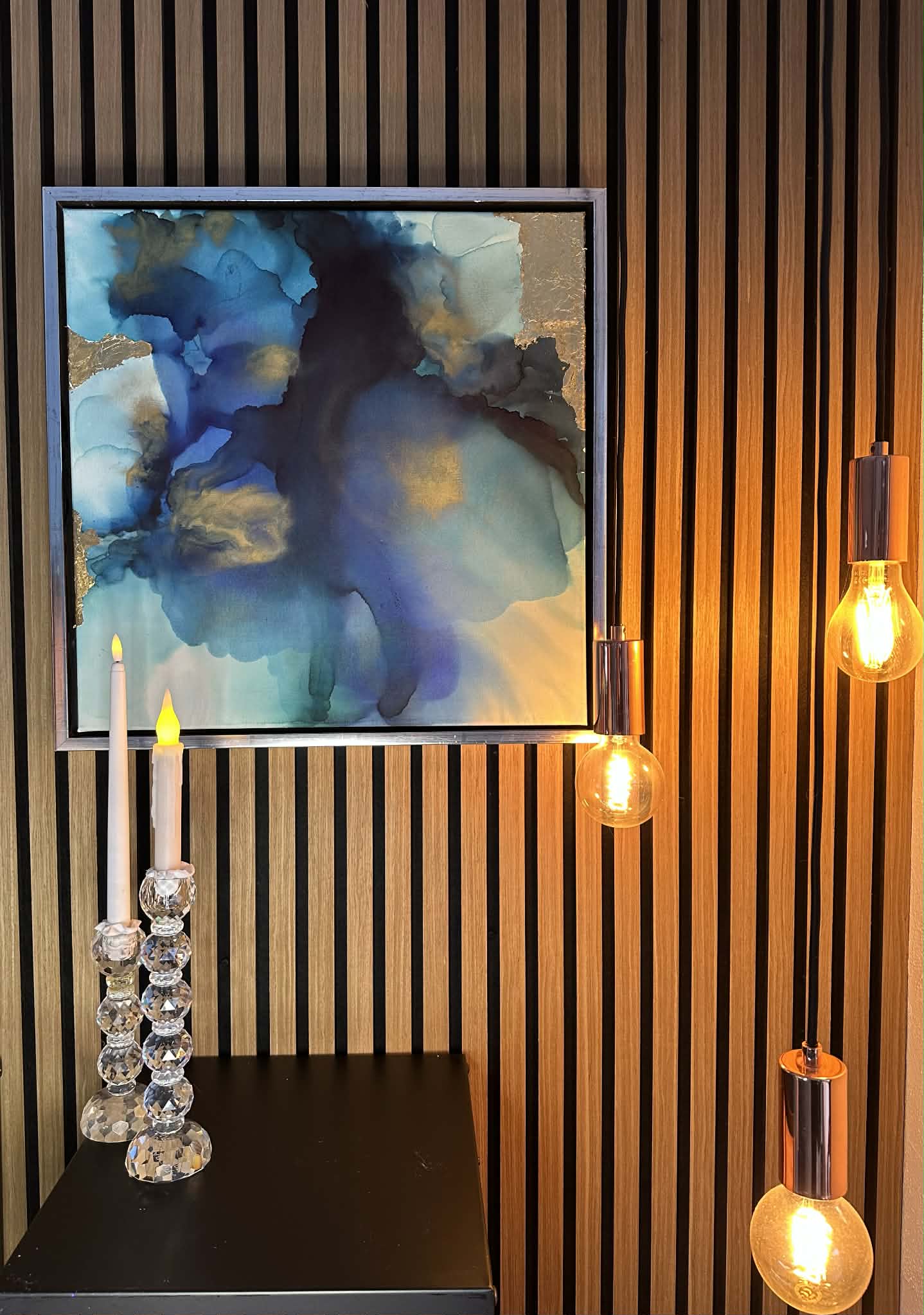 Maleri "Blue stream"