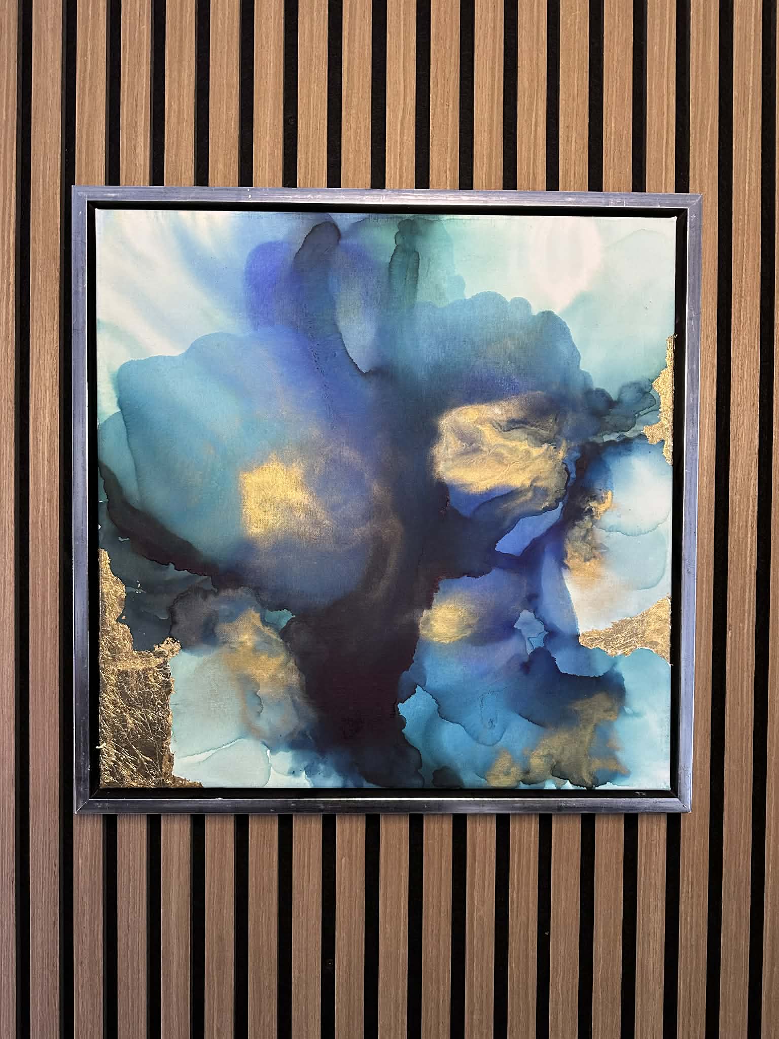 Maleri "Blue stream" - Billede 2